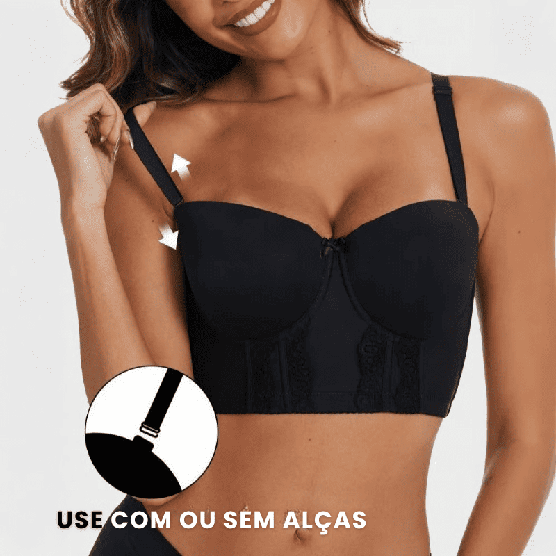 Sutiã Corset Modelador – Elegância e Sustentação [COMPRE 1 LEVE 2] Alças Removíveis + BRINDES