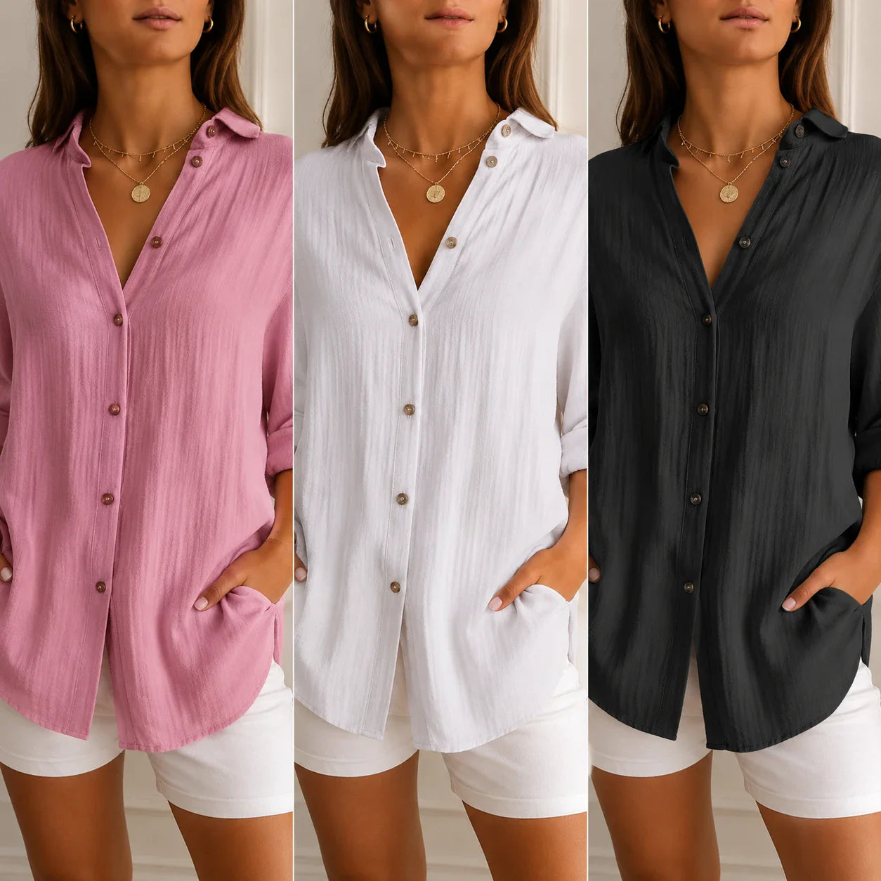 Kit 3 Camisas Cassandra™