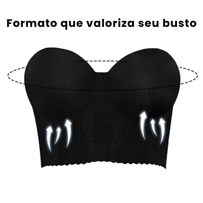Sutiã Corset Modelador – Elegância e Sustentação [COMPRE 1 LEVE 2] Alças Removíveis + BRINDES